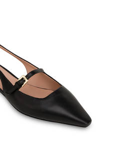 Ballerine slingback in nappa Cote d'azur Photo 4