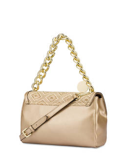 Borsa a spalla in rafia Chain Reaction Photo 3