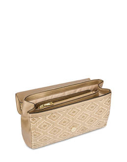 Borsa a spalla in rafia Chain Reaction Photo 4