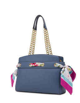 Borsa a spalla con foulard Flower Garden Photo 3