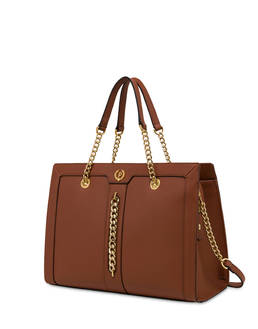 Glam double handle bag with chain Photo 2