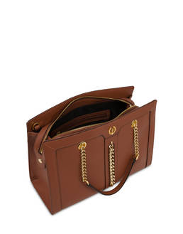 Glam double handle bag with chain Photo 4