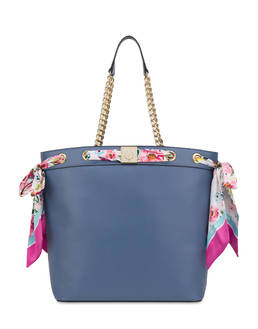Flower Garden shopping bag with scarf Photo 1