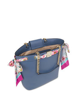 Flower Garden shopping bag with scarf Photo 4