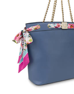 Flower Garden shopping bag with scarf Photo 5