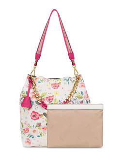 Hobo bag con stampa fiori Darlene Photo 5
