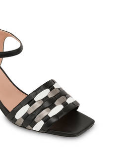 Stripe On Stripe weave sandal Photo 4