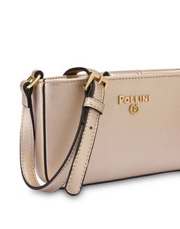 Piccola pouch a tracolla laminata con logo Photo 5