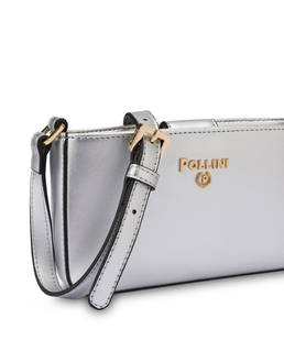 Piccola pouch a tracolla laminata con logo Photo 5