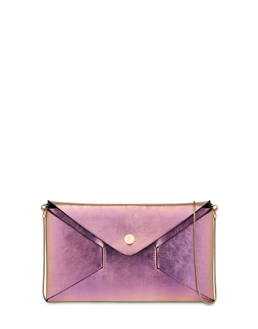 Pochette Mail in vitello laminato cangiante Photo 1