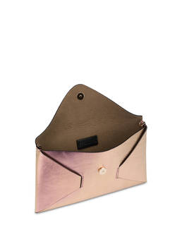 Pochette Mail in vitello laminato cangiante Photo 4