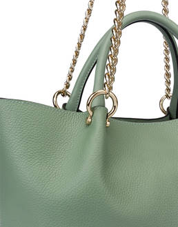 Borsa in vitello bottalato double Marlene Photo 6