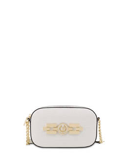 Piccola borsa a tracolla con stampa intreccio Take your time Photo 1