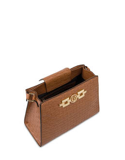 Borsa a mano con stampa intreccio Take your time Photo 4