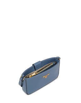 Piccola borsa a tracolla con logo in metallo Photo 4