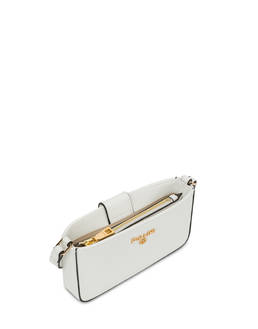 Piccola borsa a tracolla con logo in metallo Photo 4