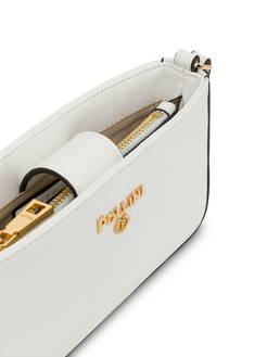 Piccola borsa a tracolla con logo in metallo Photo 5