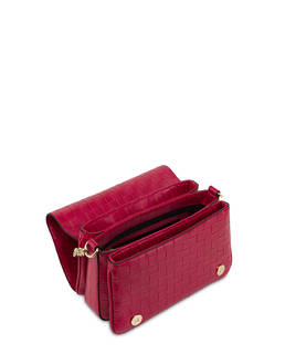 Borsa a tracolla con stampa intreccio Take your time Photo 4