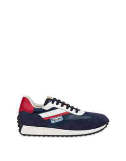 Sneakers Hunter aus Kalbsleder, Nylon und Spaltleder Photo 1