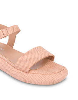 Floating flatform sandals with python print Photo 4