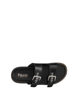 Natural Feeling cowhide slippers with straps Photo 3