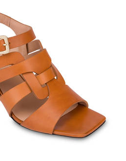 Cage cowhide sandals Photo 4