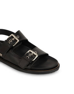 Natural Feeling cowhide sandals with straps Photo 5