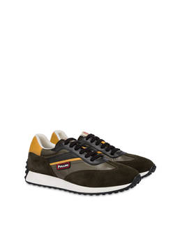 Sneakers Hunter aus Kalbsleder, Nylon und Spaltleder Photo 2
