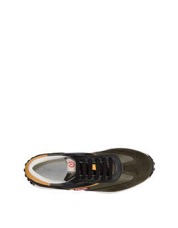 Sneakers Hunter aus Kalbsleder, Nylon und Spaltleder Photo 3