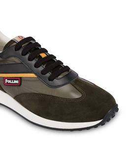 Sneakers Hunter aus Kalbsleder, Nylon und Spaltleder Photo 5