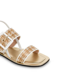 Lollipop houndstooth flat sandals Photo 4