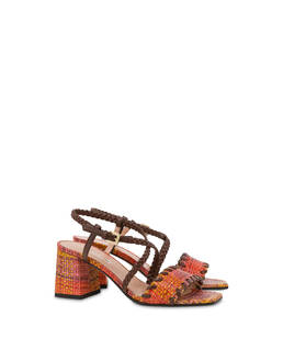 Italian Savoir Faire sandals with weave print Photo 2