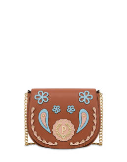 Borsa a tracolla con patch Boho Photo 1