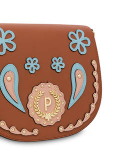 Borsa a tracolla con patch Boho Photo 5