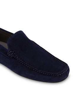 Drivers split leather moccasins Photo 5