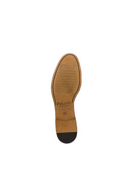 Split leather slip-on sacchetto derby Photo 4