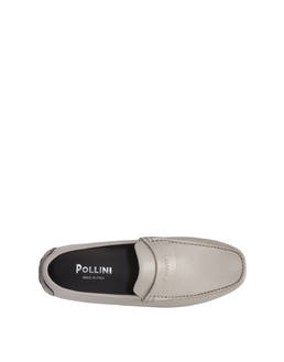 Mocassini in vitello con logo Drivers Photo 3