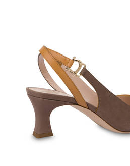 Slingback in nabuk e vitello Embrace Photo 4