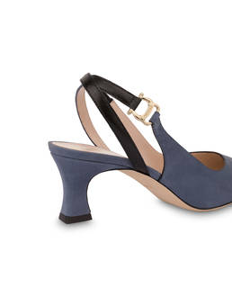 Slingback in nabuk e vitello Embrace Photo 4