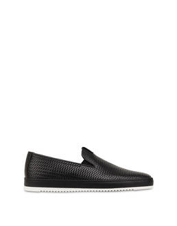 Slip-on loafers with Foxing weave print Photo 1