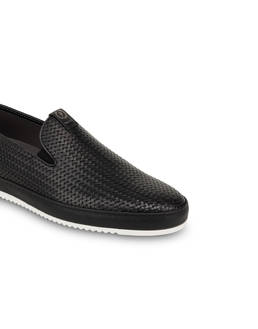 Slip-on loafers with Foxing weave print Photo 5