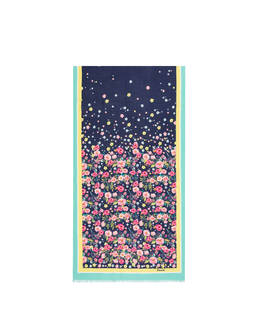 Stola in viscosa Flowers Print Photo 2