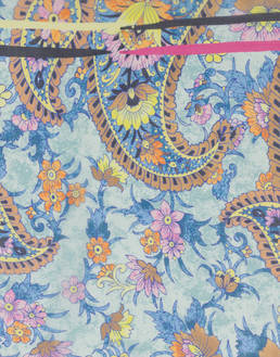 Foulard in seta Floral Paisley Photo 3