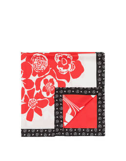 Foulard in seta Flowers Photo 1
