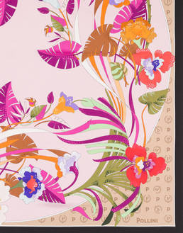 Foulard in seta con stampa floreale Photo 3