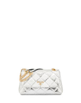 Piccola borsa effetto laminato Waltzer Night Photo 1