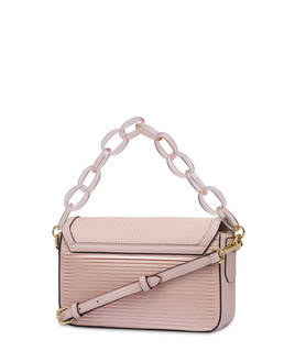 Candy bag in raso plissé con maxi catena Photo 3