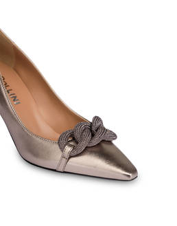 Nappa leather laminated pumps Photo 4