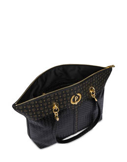 Tote bag stampa intreccio Royal Laurel Photo 4