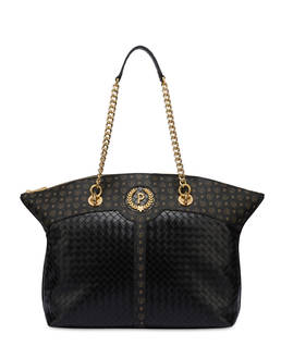 Tote bag stampa intreccio Royal Laurel Photo 5